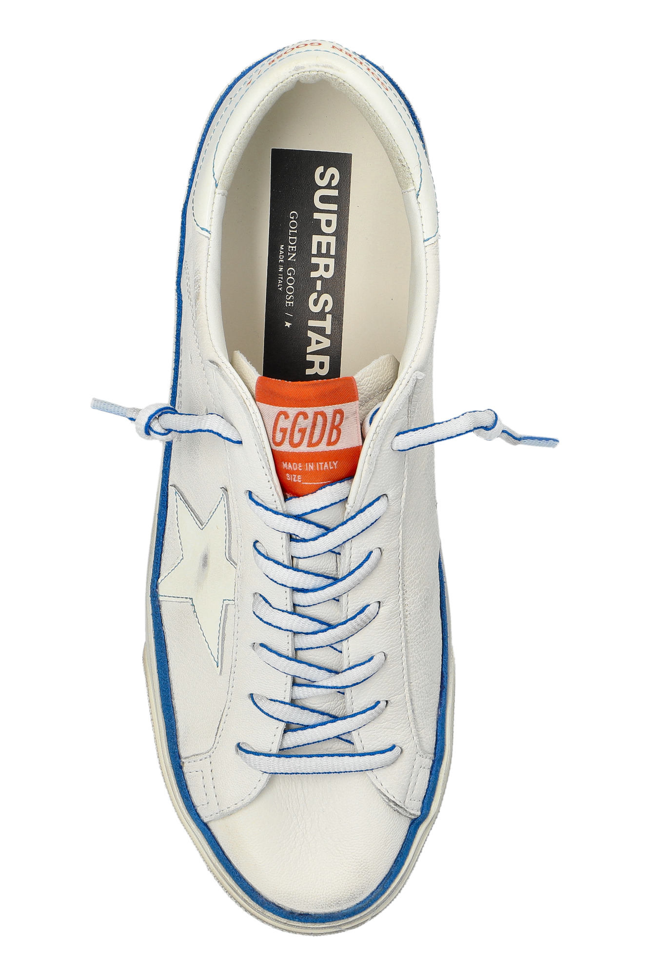 スニーカー SUPER-STAR CLASSIC WITH LIST LEATHER SNEAKERS Golden Goose Mens Super-Star Classic With List Shoes